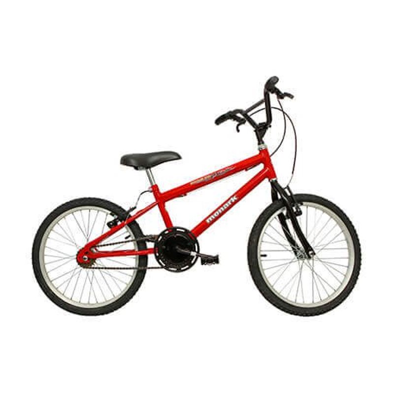 bicicleta monark bmx infantil aro 20 vermelha