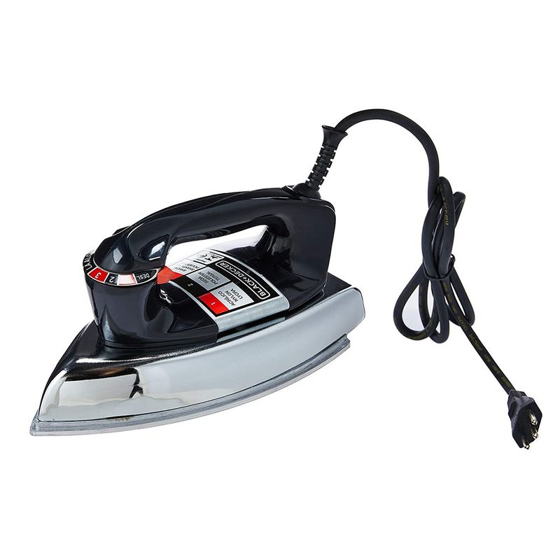 ferro de passar black+decker a seco 1100w preto vfa1110
