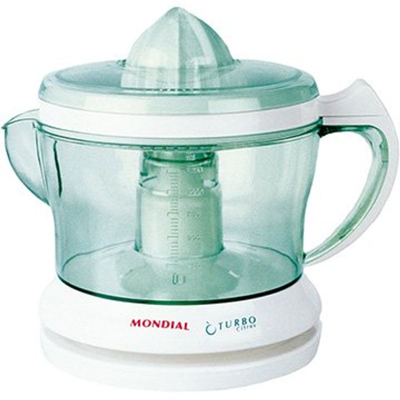 espremedor de frutas mondial turbo citrus e-01 1,25 litros 120v branco