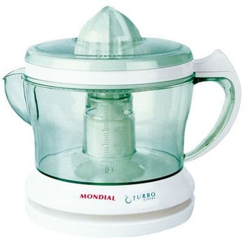 espremedor de frutas mondial turbo citrus e-01 1,25 litros 120v branco