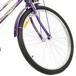 bicicleta monark tropical aço carbono aro 26 com cesta violeta