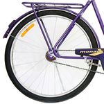 bicicleta monark tropical aço carbono aro 26 com cesta violeta