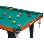 mesa de sinuca klopf mdf acompanha 16 bolas e 2 tacos