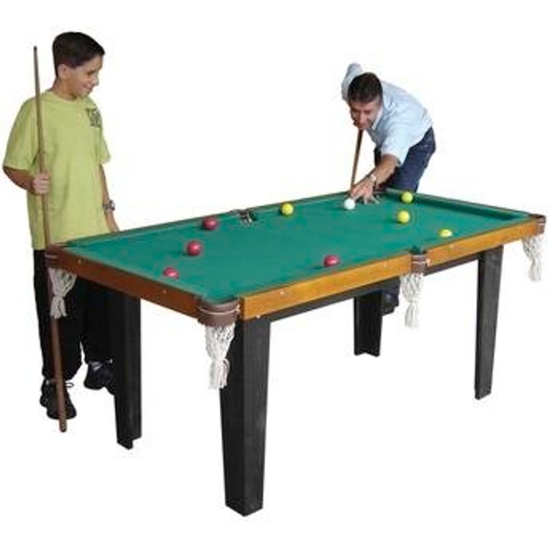 mesa de sinuca klopf mdf acompanha 16 bolas e 2 tacos