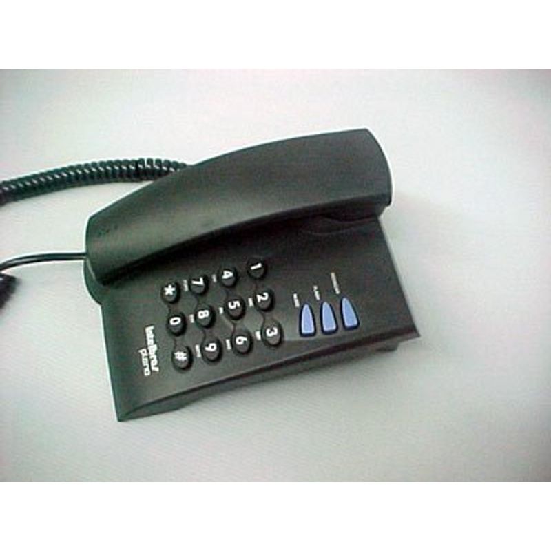 telefone com fio intelbras pleno sem chave preto