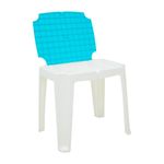 mesa infantil com compartimento tramontina versa 92340/017 em polipropileno azul e branco