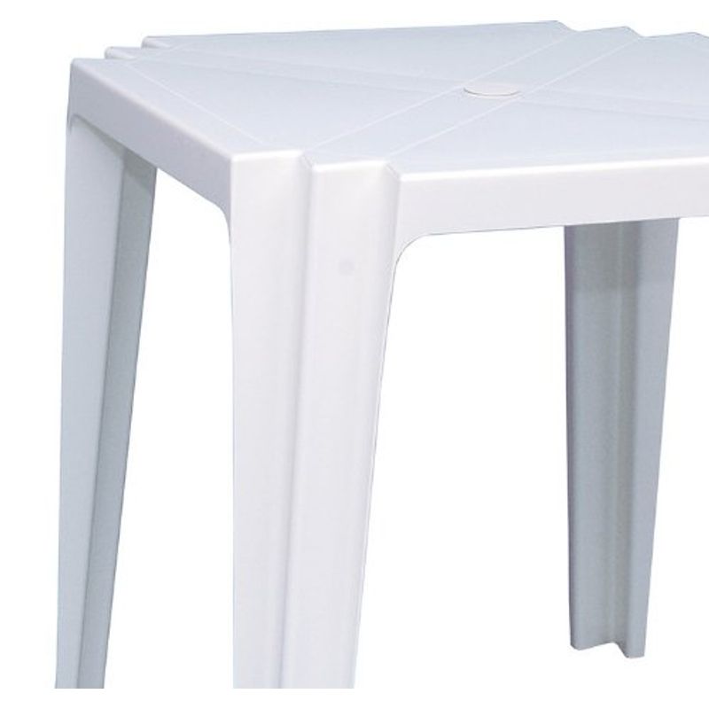 mesa de plástico tramontina tambaú 4 lugares branco 92314/010
