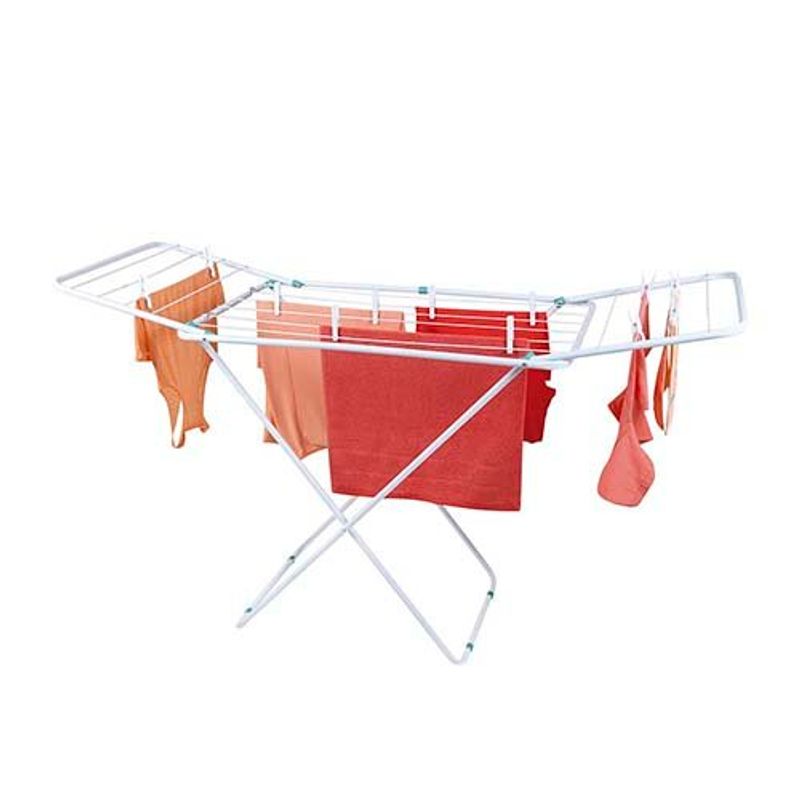 varal de chão com abas mor 006005 aço branco