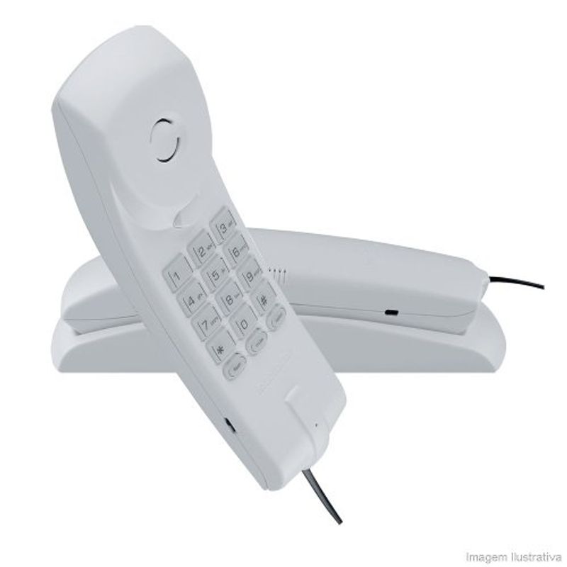 telefone gôndola intelbras tc-20 cinza