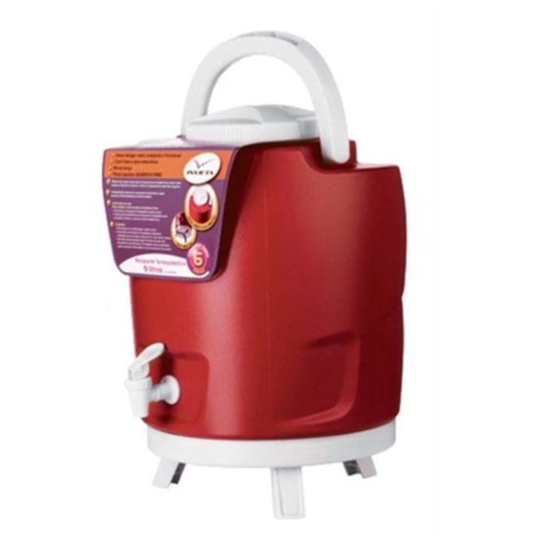 botijão de água invicta litros 1 torneira plástico vermelho 8709-0112 9