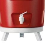 botijão de água invicta litros 1 torneira plástico vermelho 8709-0112 9