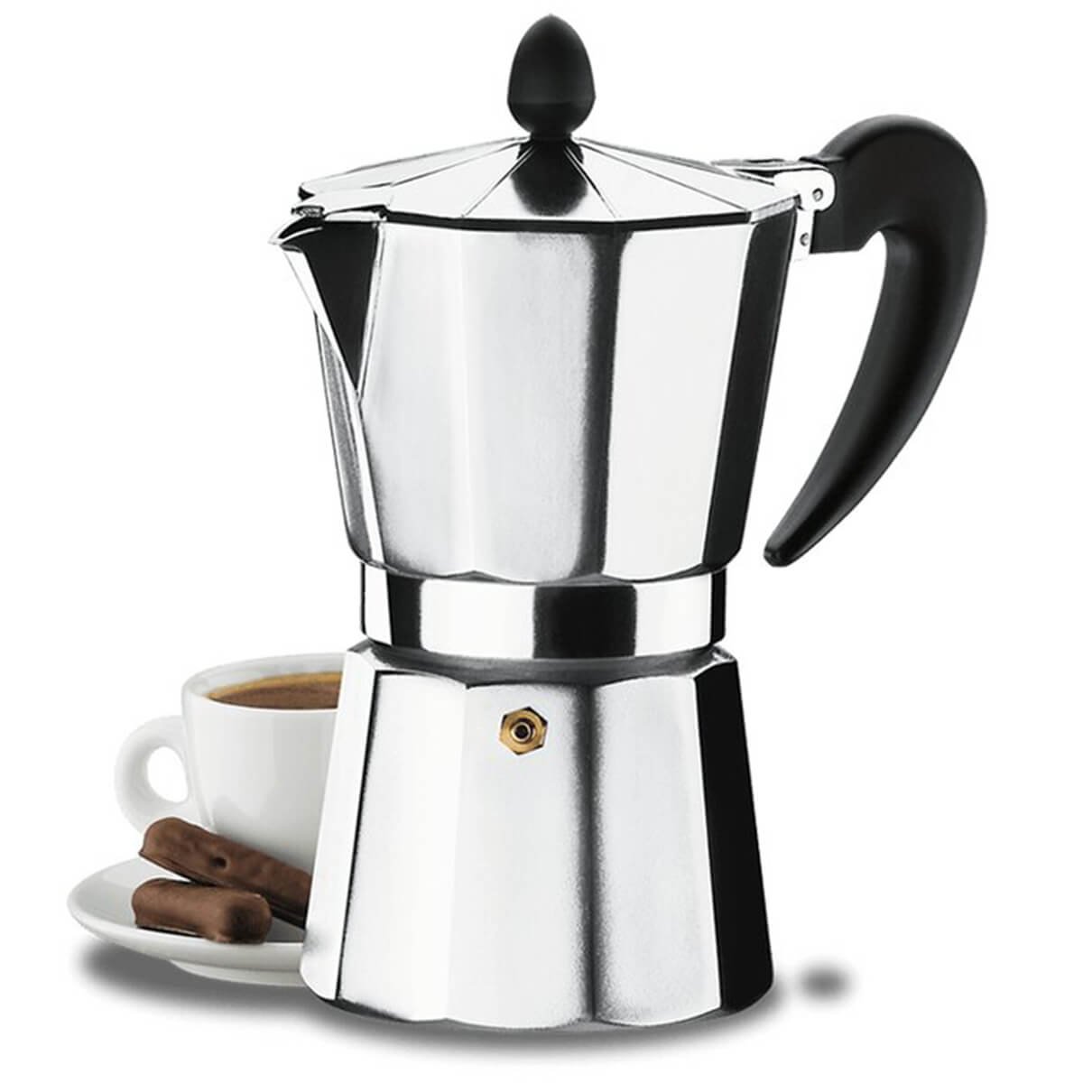 Cafeteira Italiana Brinox Tipo Moka 2182/100 300ml Em Alumínio