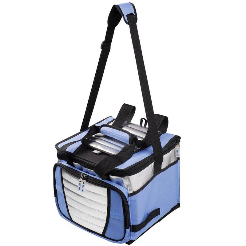 ice cooler térmico mor 24 litros 1 divisória azul - 3621