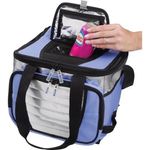 ice cooler térmico mor 24 litros 1 divisória azul - 3621