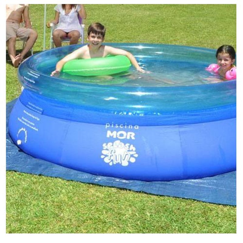 piscina inflável 2.400 litros mor 1053 azul