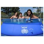 piscina inflável 2.400 litros mor 1053 azul