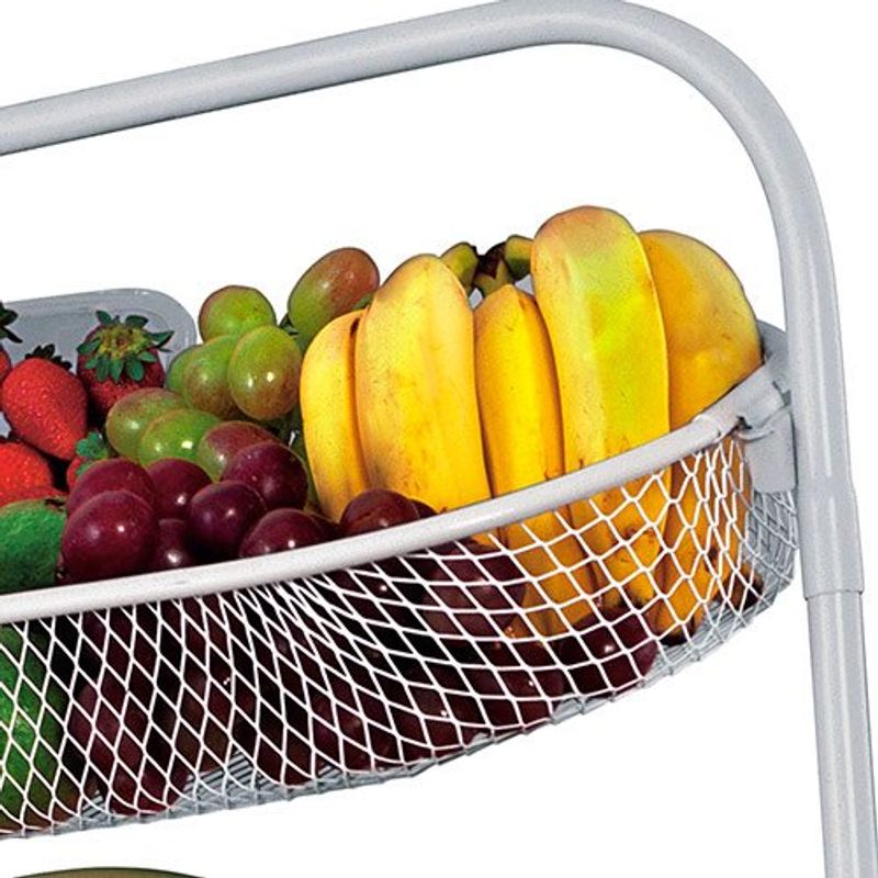 fruteira fixa metaltec 03 com rodas branca 103