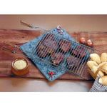conjunto de grelhas mor master grill 02 003110 arame cromado