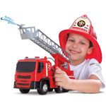 caminhão de brinquedo roma jensen brutale bombeiro lança água vermelho 1510