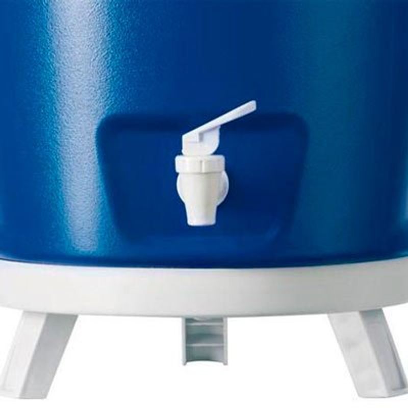 botijão térmico 9 litros invicta plástico azul 8709-03173