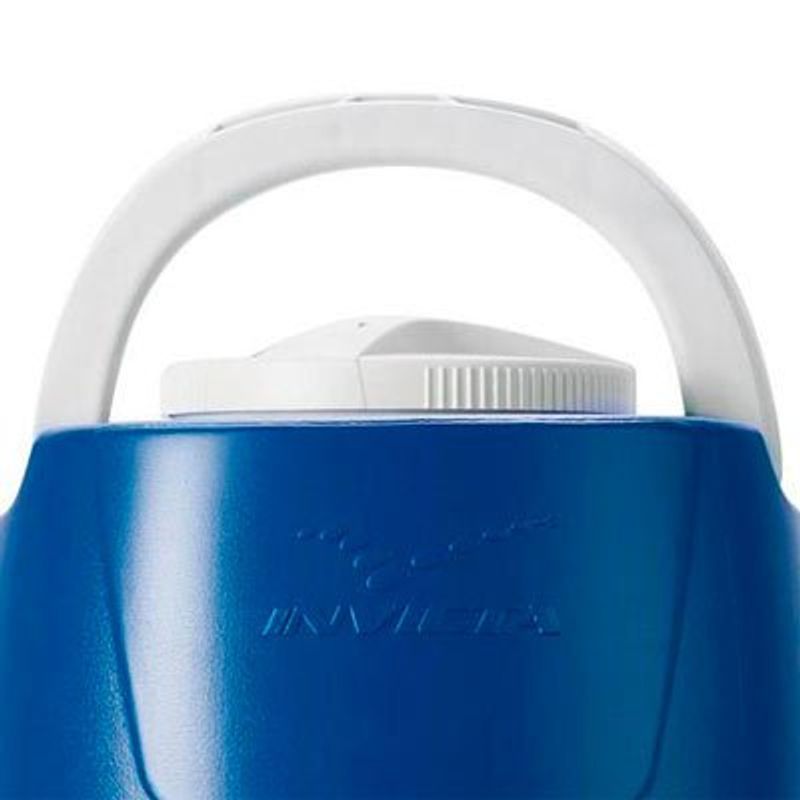 botijão térmico 9 litros invicta plástico azul 8709-03173