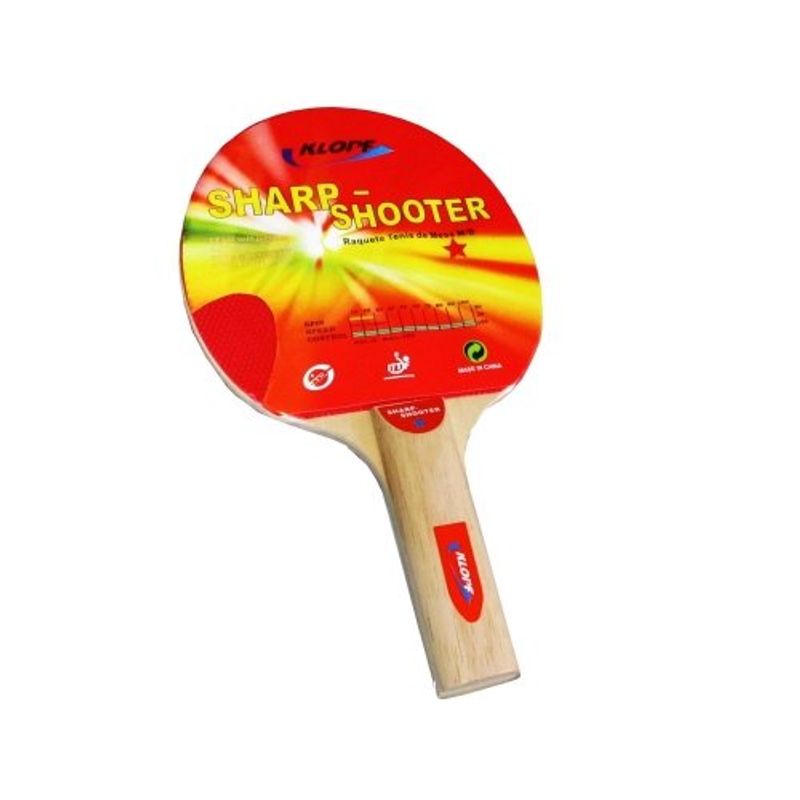 kit para tênis de mesa 8 peças klopf 2 raquetes 3 bolas 1 rede 2 pinos pop 5030