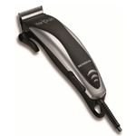máquina de cortar cabelo mondial hair stylo 4 guias 127v 10w preto cr-02
