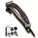 máquina de cortar cabelo mondial hair stylo 4 guias 127v 10w preto cr-02