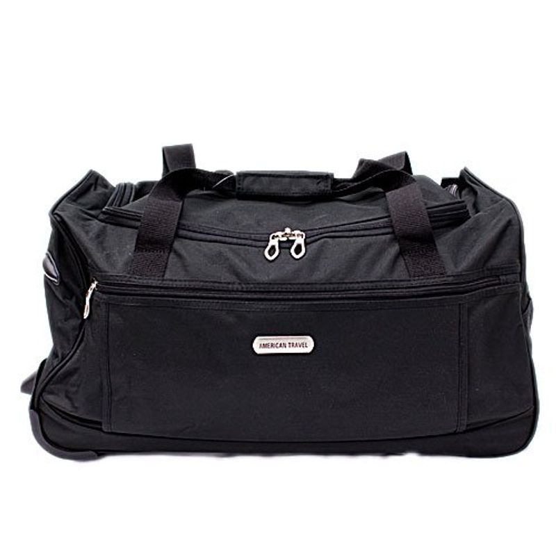 Bolsa Duffel Bag com 2 Rodas Tamanho 22 Latcor Preta