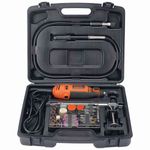 micro retífica black+decker 113 acessórios e maleta 180w 127v - rt18ka-br