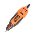 micro retífica black+decker 113 acessórios e maleta 180w 127v - rt18ka-br