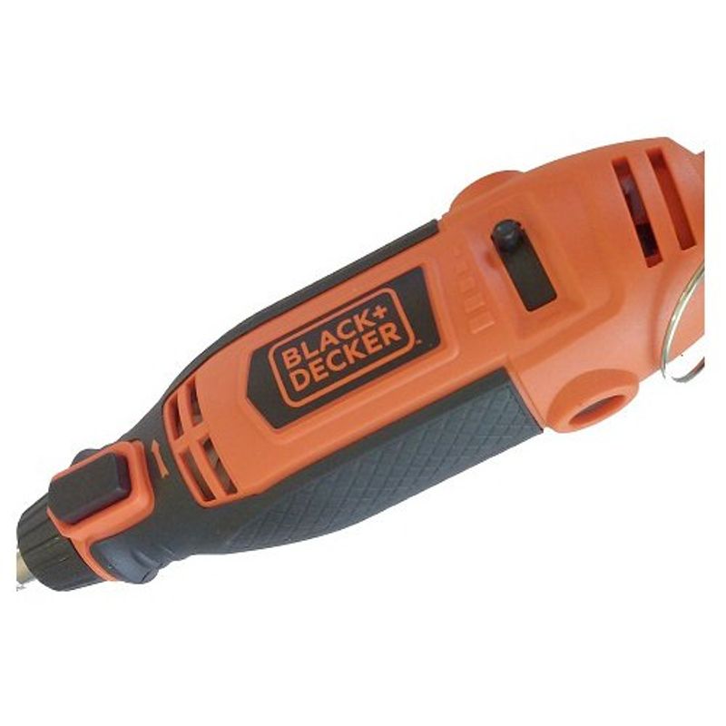 micro retífica black+decker 113 acessórios e maleta 180w 127v - rt18ka-br