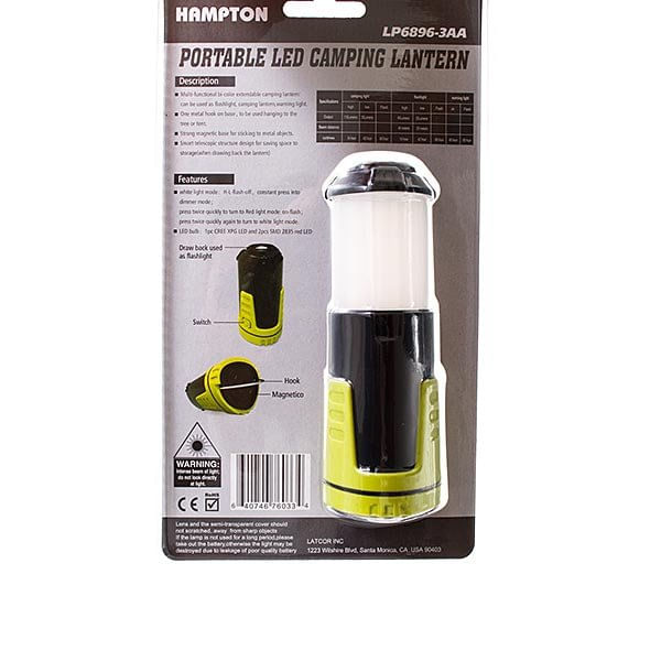 Encontraproduto.com.br - Lanterna Manual Latcor Para Acampamento - LP6896