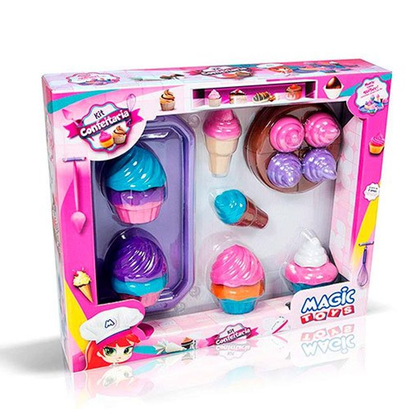 brinquedo kit de confeitaria magic toys 607