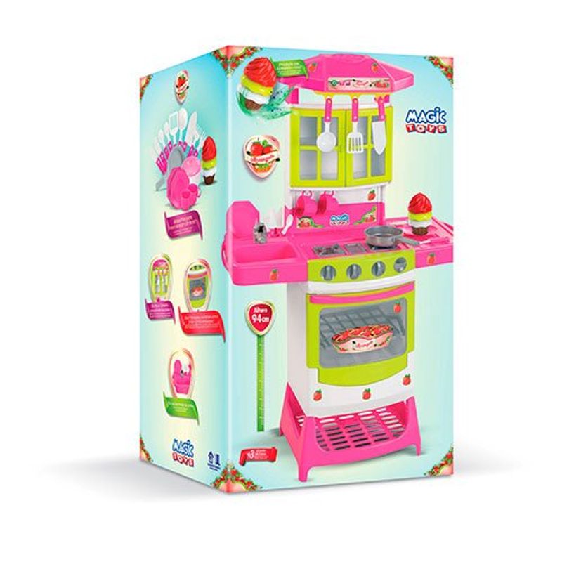 brinquedo cozinha moranguita magic toys