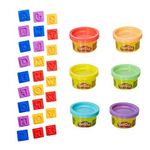 brinquedo hasbro massinha play-doh letras e8532