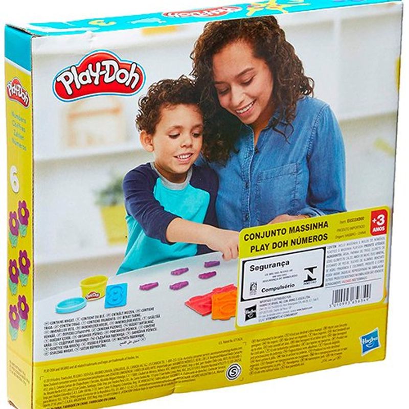 brinquedo hasbro massinha play-doh números e8533