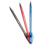 caneta esferográfica faber-castell ice 061 com 3 unidades