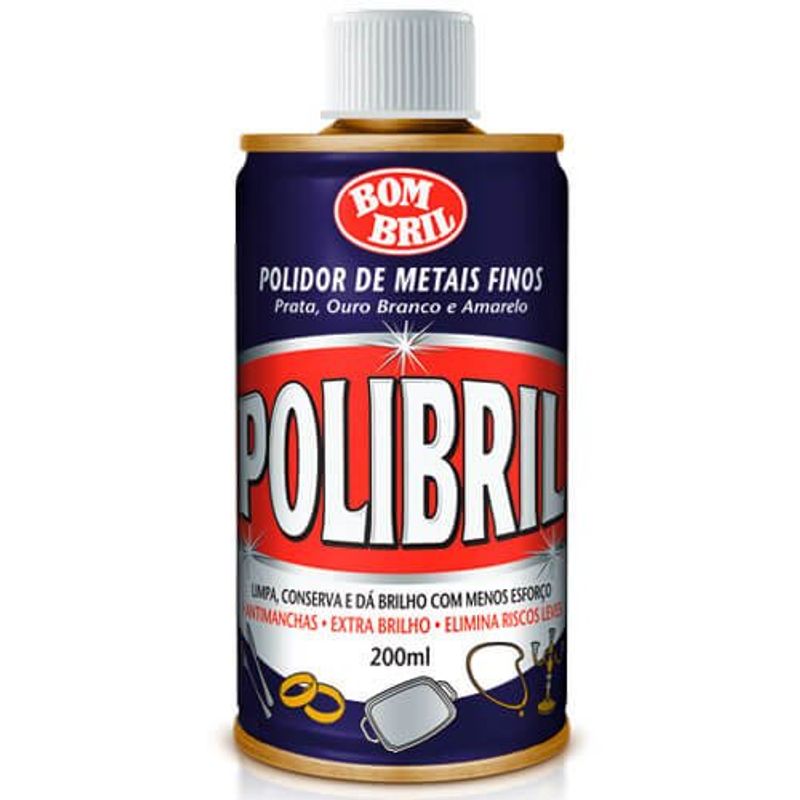 polidor metais brancos polibril 200ml