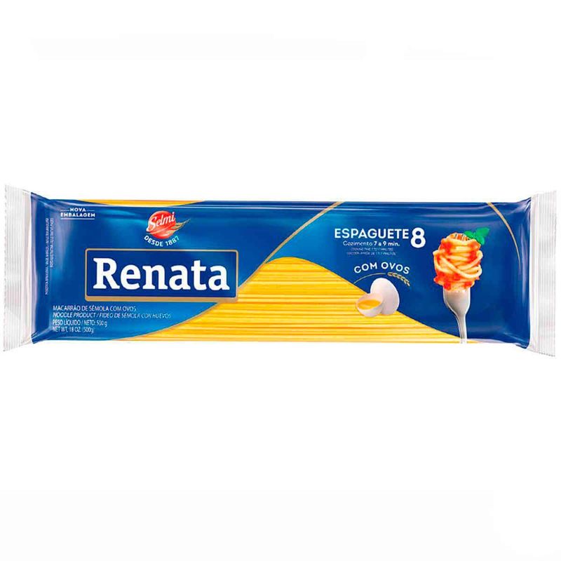 macarrão renata espaguete com ovos 500g