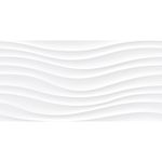 revestimento delta retificado acetinado 35x70cm wave white caixa 1,96m² (mp)