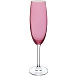 jogo de taças full fit 6 peças para champanhe bohemia 220ml violeta 58336