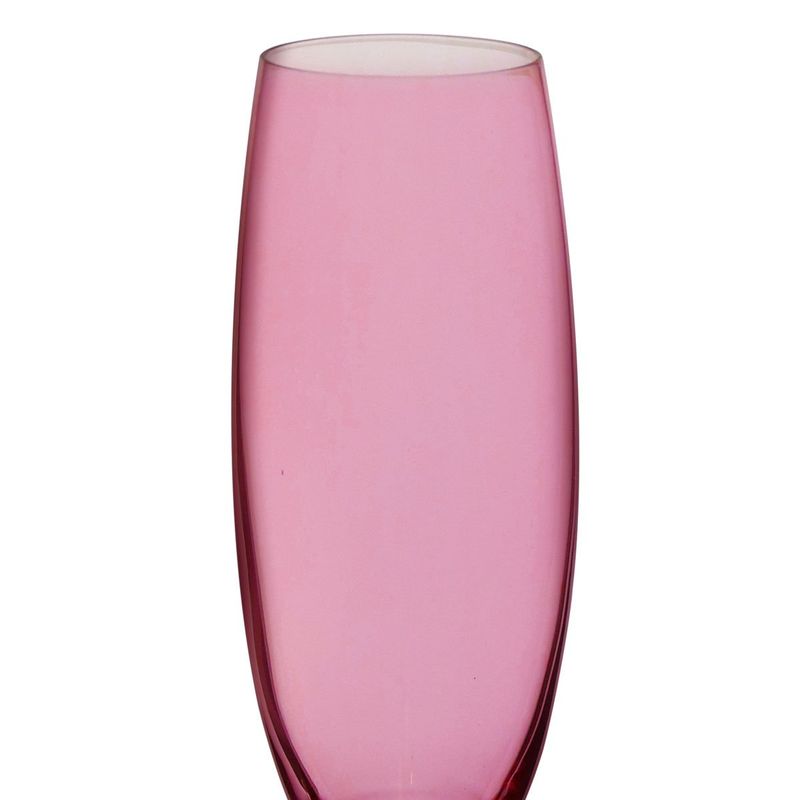 jogo de taças full fit 6 peças para champanhe bohemia 220ml violeta 58336