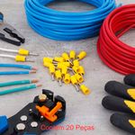 terminal pino pré-isolado para fios e cabos de 4,0 à 6,0mm² amarelo 20 peças - sforplast (mp)