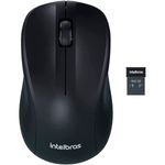 teclado e mouse intelbras sem fio preto csi50 4294200