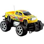 carrinho de brinquedo controle remoto cks 7 funções pick-up amarelo 13830a-c