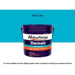 tinta acrílica econômica fosca 3l demais hidrotintas azul céu (mp)