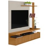 painel home para tv até 60" linea maragogi nature e off white