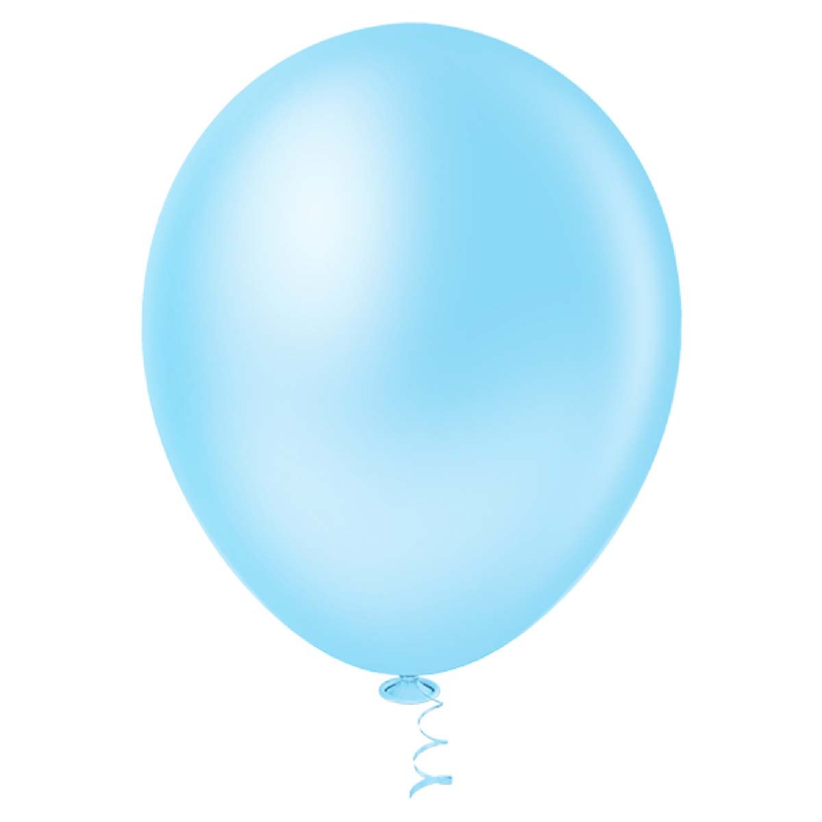 Encontraproduto.com.br - Balão GranFesta Redondo Tamanho 9 Azul Claro c/50 - Pic Pic