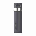garrafa térmica stanley quick flip charcoal 710ml cinza 8032 (mp)